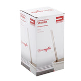 9" Jumbo Clear Straws, Paper Wrapped, Inner Package