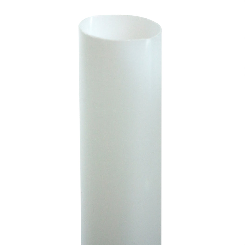 7.75" JUMBO CLEAR PAPER WRAPPED PLA STRAW, Upright Detailed View