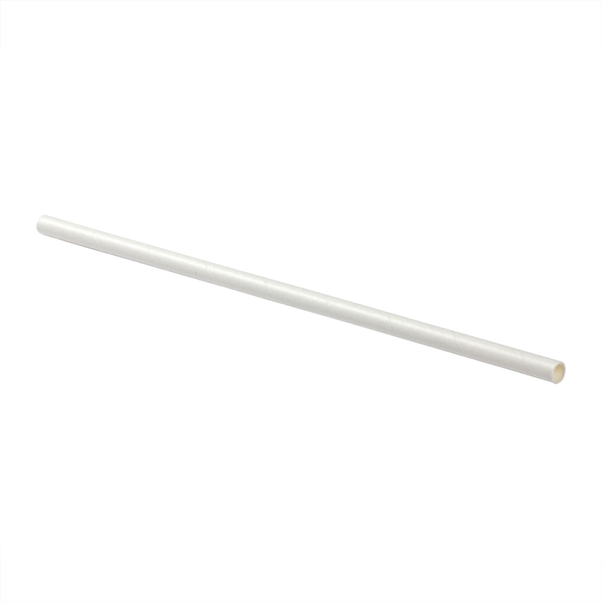 Straw, 9, Jumbo, Paper Wrapped, Clear, 24/500 – AmerCareRoyal