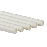 WHITE 7.75" JUMBO PAPER WRAPPED PAPER STRAW, Detailed Group View