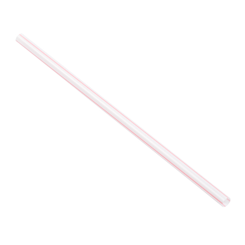 Red Collins Straws (Unwrapped, 7-7/8 Long, 500/pack)