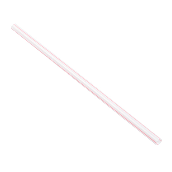 Light Pink and White Striped Stirring Straws