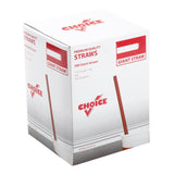 7.75" Giant Red Straw, Poly Wrapped, Inner Package