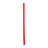 7.75" Giant Red Straw, Poly Wrapped, View Of Unwrapped Straw