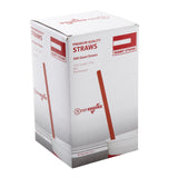 10.25" Giant Straw, Red, Poly Wrapped, Inner Package