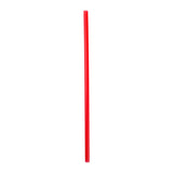 10.25" Giant Straw, Red, Poly Wrapped, View of Unwrapped Straw