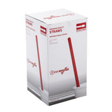 10" Giant Red Spoon Straws, Poly Wrapped, Inner Package