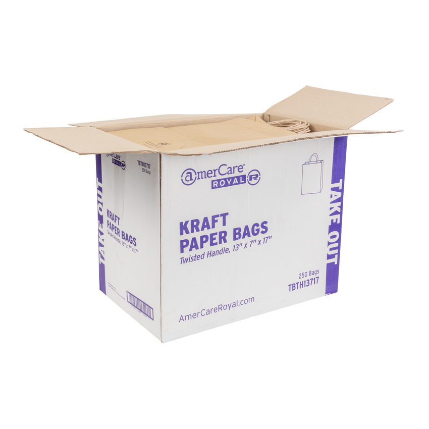 13 x 7 x 12.5 Wholesale Paper Bags - White Kraft (250) – Innisbrook