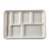 6 Compartment Trays, Overhead View