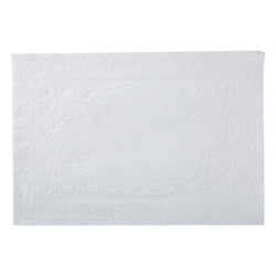 WHITE PLACEMAT DECORATIVE EMBOSSING