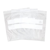 10.5" X 11" GALLON BAG DOUBLE ZIPPER, Three Bags Side by Side