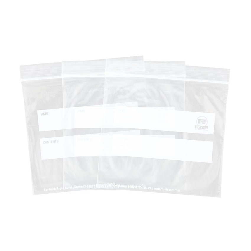 Highmark Freezer And Sandwich Bags With Zipper Seal, 6 1/2 x 5 9
